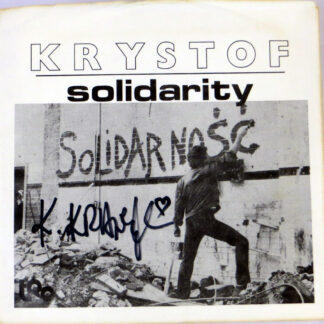 KRYSTOF - Solidarity - 7" SP US 1981 Krzysztof Krawczyk autograf
