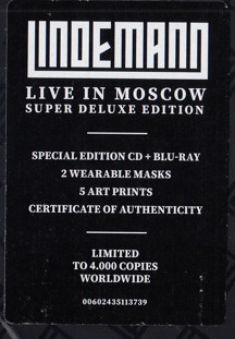 LINDEMANN - Live In Moscow - BLU-RAY CD BOX deluxe limited - obrazek 8