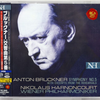 ANTON BRUCKNER - Symphony No. 5 With Excerpts From The Rehearsals / HARNONCOURT - SACD / CD Limited Japonia 2005
