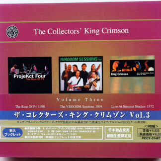 KING CRIMSON - The Collectors' King Crimson (Volume Three) - 3 CD BOX 2000 Japan