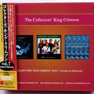 KING CRIMSON - Collectors' King Crimson Box 7 (Sessions & Rehearsals) - 3 CD BOX 2007 Japan
