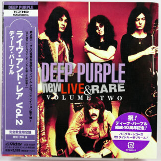 DEEP PURPLE - New Live & Rare Vol Two - CD Japan K2 HD 2008 Mini LP new