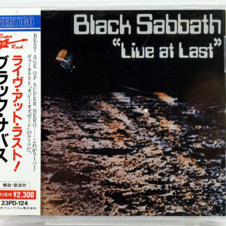 BLACK SABBATH - Live At Last - CD Japan 1989