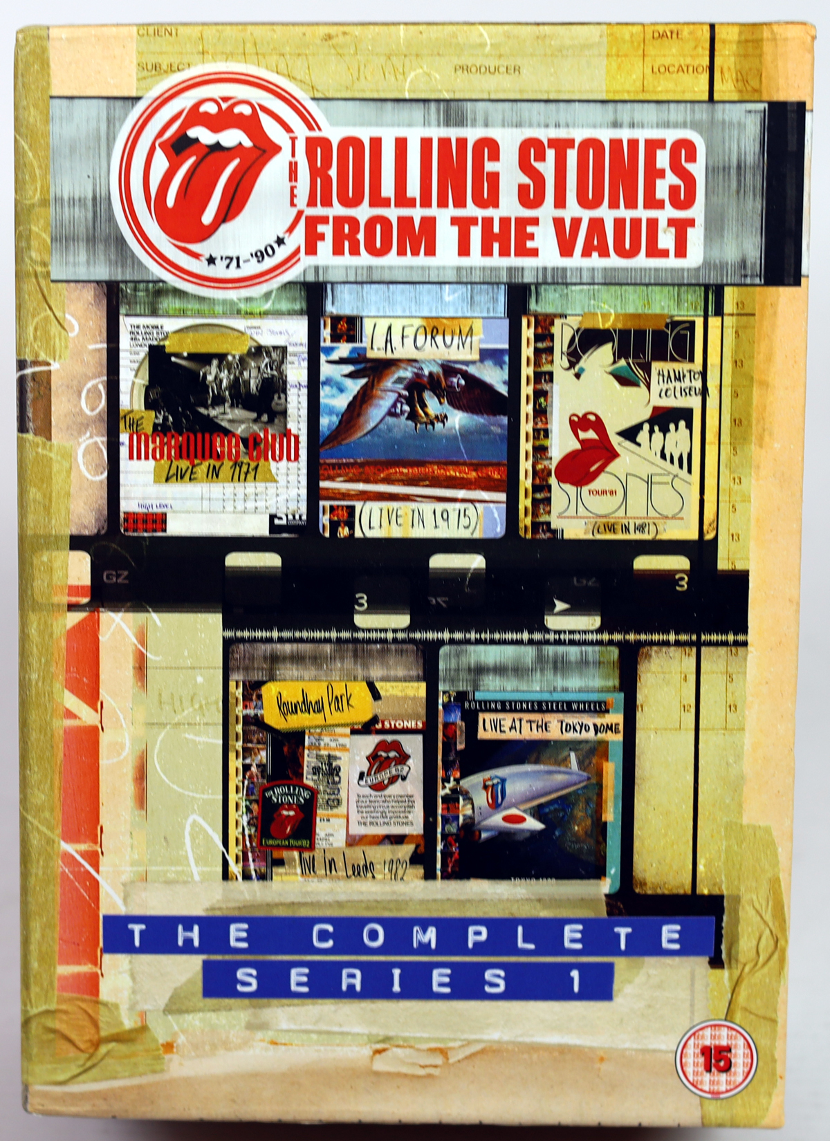 THE ROLLING STONES - Rolling Stones From The Vault - The Complete Series 1 - 5 DVD BOX EU