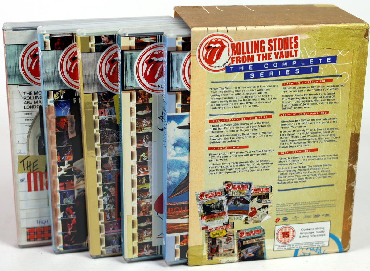 THE ROLLING STONES - Rolling Stones From The Vault - The Complete Series 1 - 5 DVD BOX EU - obrazek 4