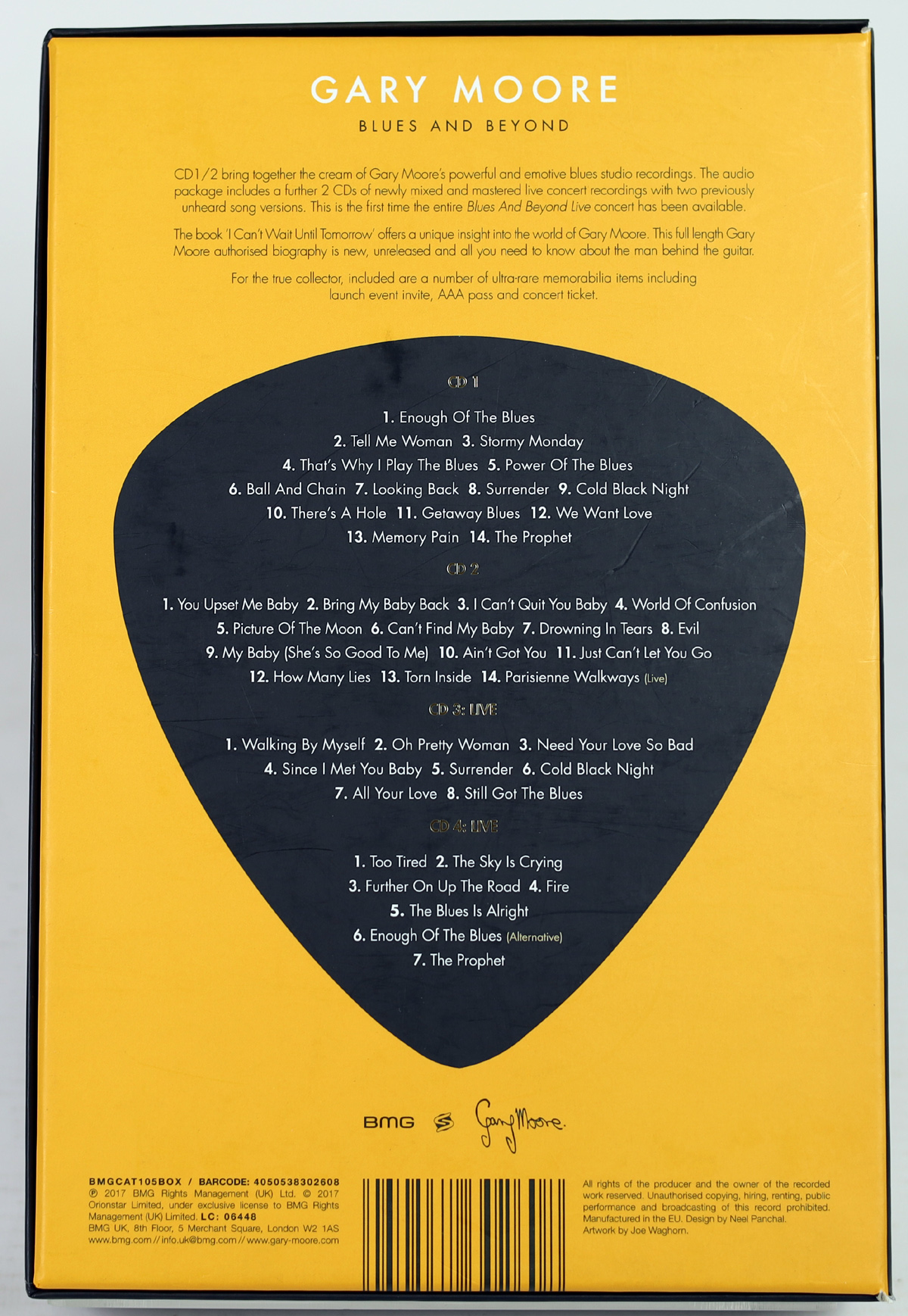 GARY MOORE - Blues And Beyond - 4 CD + Książka BOX - obrazek 2