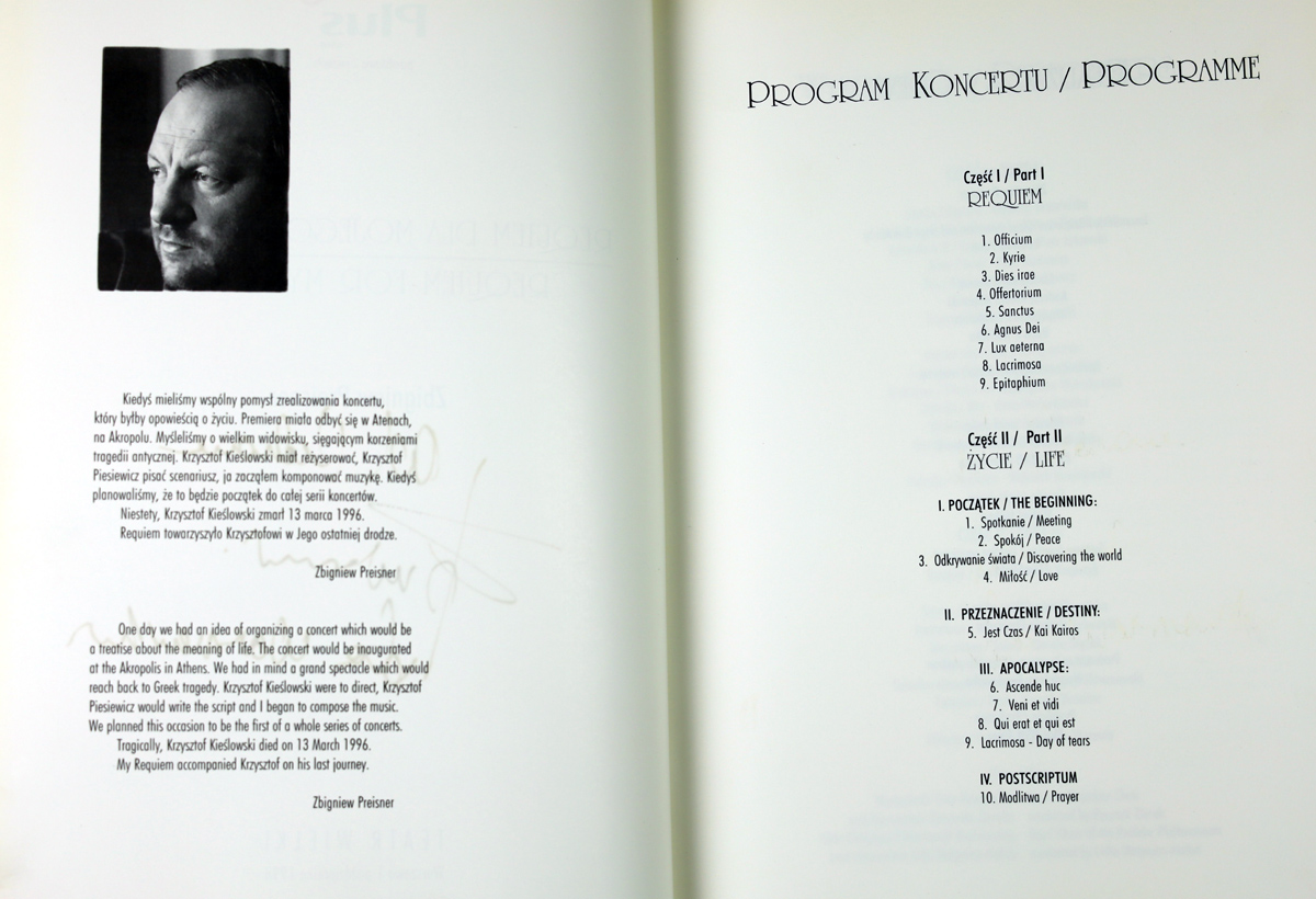 PREISNER - Requiem For My Friend - CD book limited edition autograf - obrazek 7